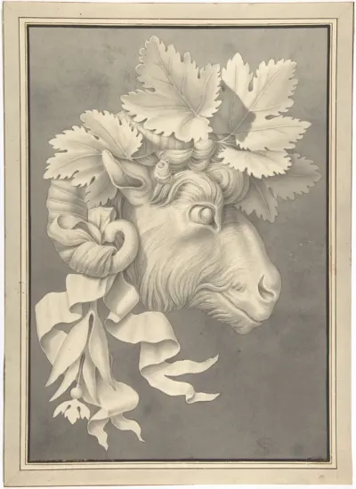Decorative Ram's Head