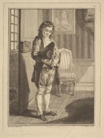 Décrotteur (Shoe Shiner), from "Mes gens, ou Les commissionnaires ultramontains au service de qui veut le payer" (Servants for Public Hire)