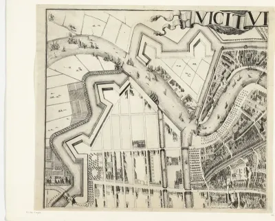 Deel van de plattegrond van Haarlem