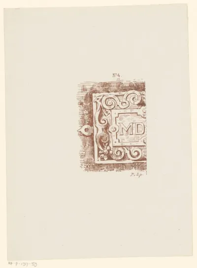 Deel van een cartouche