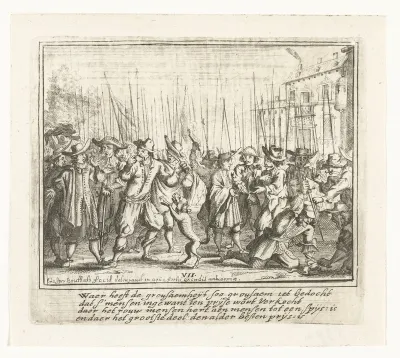 Delen van de lichamen worden verkocht, 1672