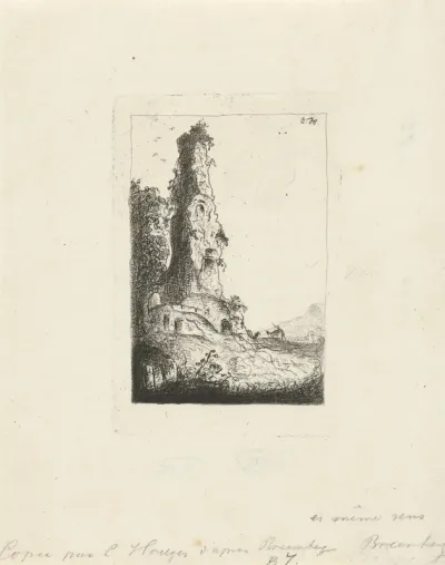 Delen van de muren in Rome
