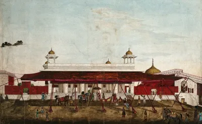 Delhi, Palace of Emperor Shah Jahan, the gate of the council chamber