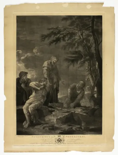Democritus and Protagoras