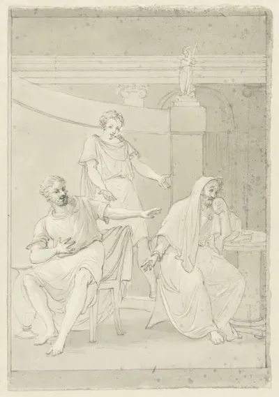 Democritus en Heraclitus