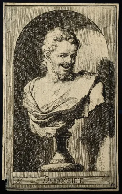 Democritus. Etching by A. Houbraken