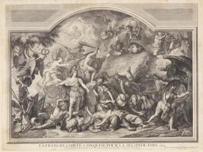 Den franske generobring af Franche-Comté i 1674 (La France Comté conquise pour la seconde fois)