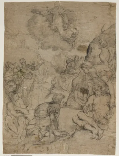 Den hellige Augustin helbreder de lamme, efter Tintorettos maleri i Museo Civico, Vicenza