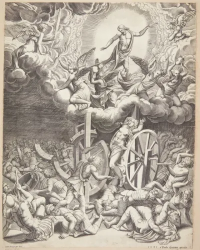 Den hellige Katarina af Alexandrias martyrium