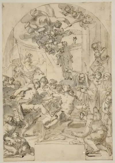 Den hellige Laurentius' martyrium