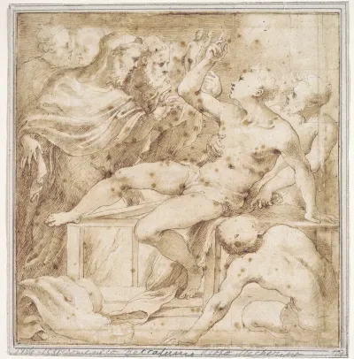 Den hellige Laurentius' martyrium