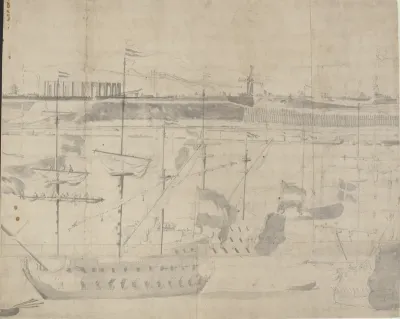 Den hollandske flåde på Københavns Red 1658