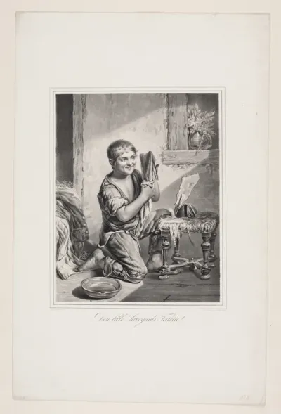 Den lille Savoyards Toilette