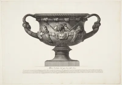 Den såkaldte Warwick-vase, set fra en anden vinkel