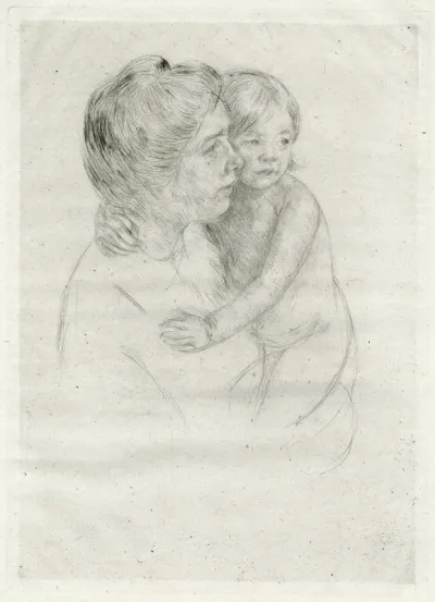 Denise Holding Her Child
