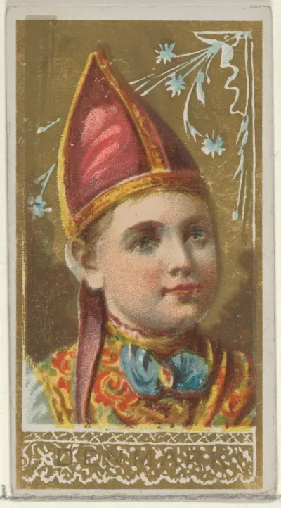 Denmark, from the Types of All Nations series (N24) for Allen & Ginter Cigarettes