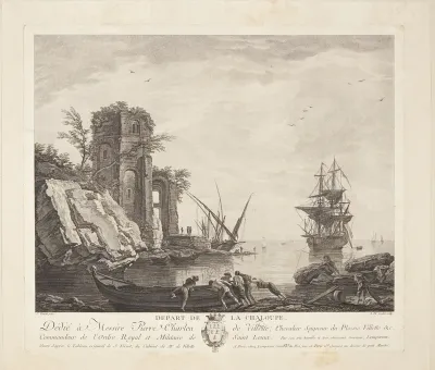 Départ de la chaloupe