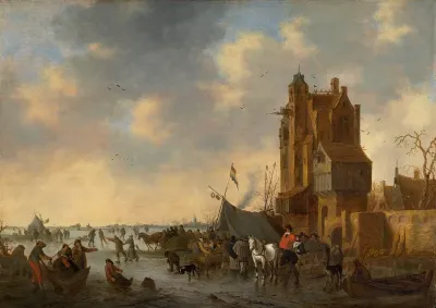 Départ des traîneaux