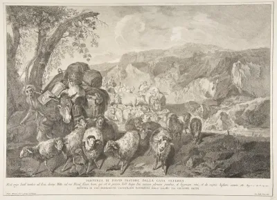 Departure of David the Shepherd from the House of His Father (Partenza di David pastore dalla casa paterna)