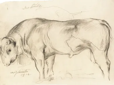 Der Bull (Selbstbildnis)