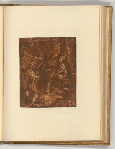 Der heilige Johannes betet das Jesuskind an