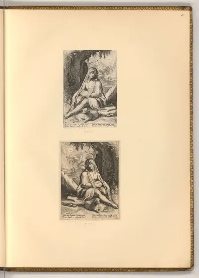 Der heilige Johannes der Täufer in der Wüste
