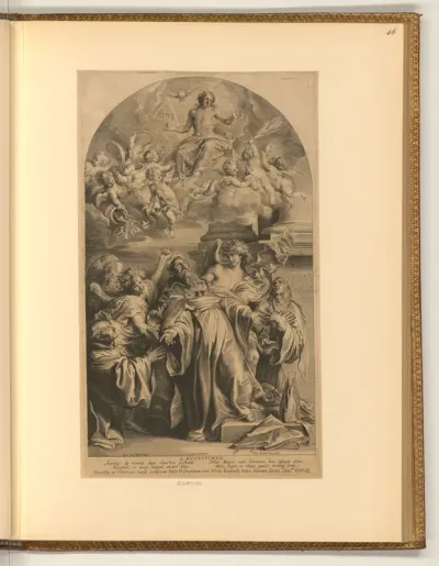 Der hl. Augustinus in Ekstase