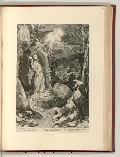 Der hl. Franziskus von Assisi empfängt die Stigmata