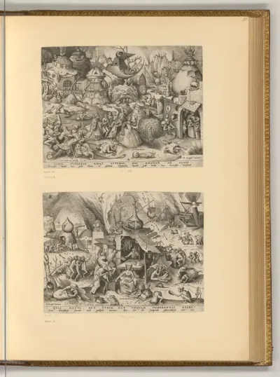 Der Hochmut (superbia); Die Habgier (avarita)
