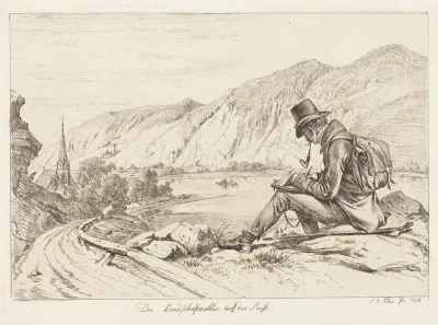 Der Landschaftmaler auf der Reise (The Landscape Painter on Tour)