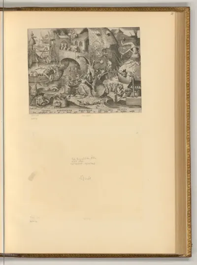 Der Neid (invidia); Die Völlerei (gula)