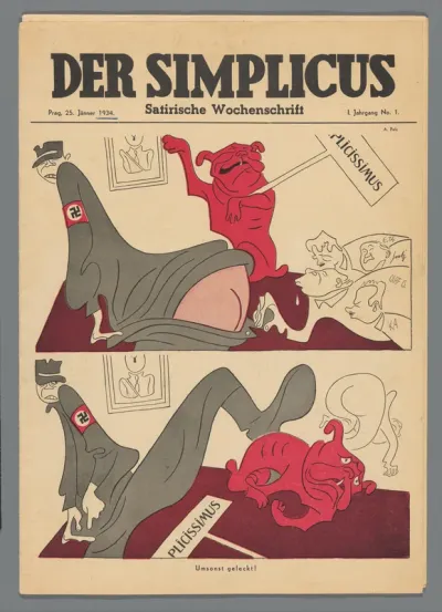 Der Simplicus; Satirisches Wochenschrift, 25 januari 1934