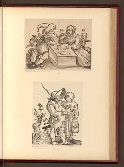 Der Trinker und sein Weib; Bauernpaar