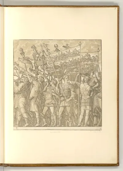 Der Triumph des Julius Cäsar: Blatt 1