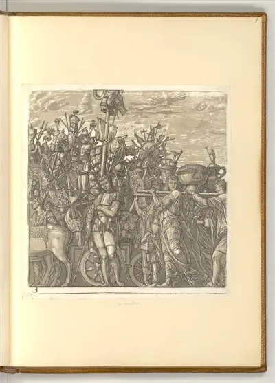 Der Triumph des Julius Cäsar: Blatt 3