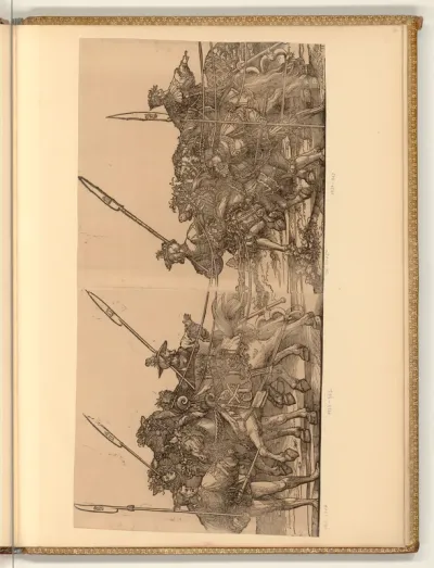 Der Triumphzug Kaiser Karls V.: Vorderes und hinteres Gespann