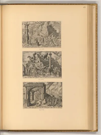 Der Turm von Babel; Die Zerstörung des Turms; Lot flieht mit seinen Töchtern