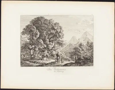 Der Watzmann bei Salzburg (The Watzmann near Salzburg)