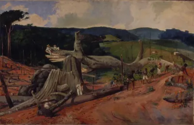 Derrubada na Fazenda Cachoeira - Campinas, 1840
