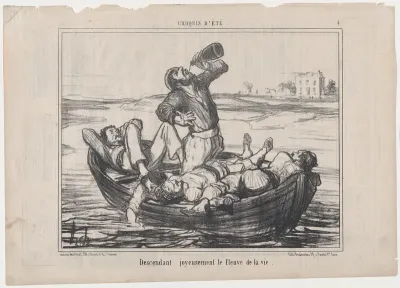 Descendant joyeuseument le fleuve de la vie, from "Croquis d'Été"