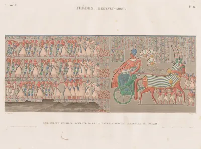 Description of Egypt: Thebes. Medynet-Abou, Vol. II, Pl. 12