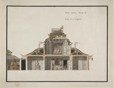 Désert de Retz. Kinesisk paviljong. Planche II