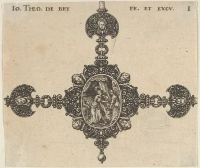 Design for a Brooch with Judith Holding the Head of Holofernes