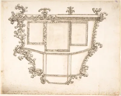 Design for a Carriage with a Variant for the Decoration