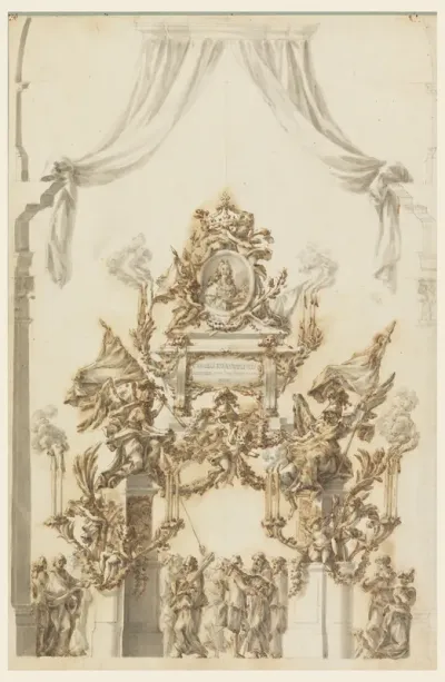 Design for a Catafalque for Charles Emanuel III of Sardinia