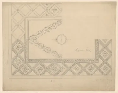 Design for a Ceiling for the Drawing Room at Milton Abbey, Dorset