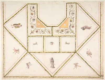 Design for a Ceiling in Pompeian Style