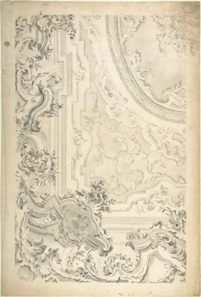 Design for a Ceiling with Cove Showing