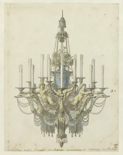 Design for a chandelier
