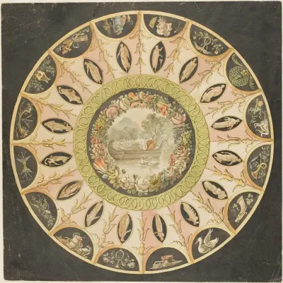 Design for a Circular Ceiling Decoration